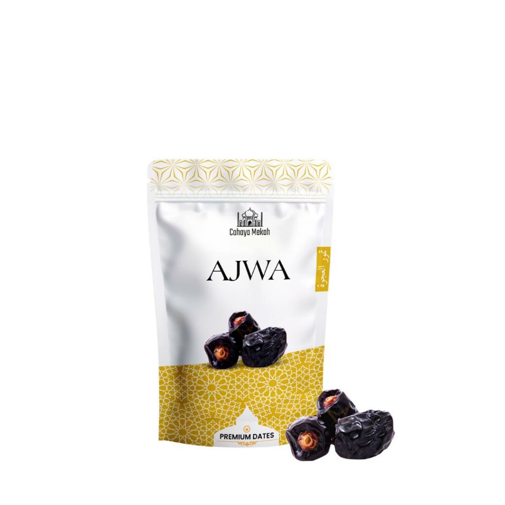 

Cahaya Mekah Kurma Ajwa Pouch Dates Nabi 150gr High Quality