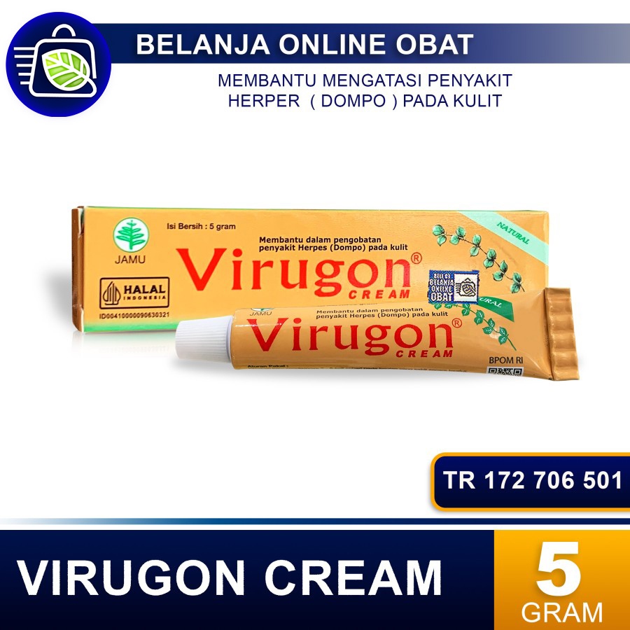 VIRUGON CREAM // Salep Herpes