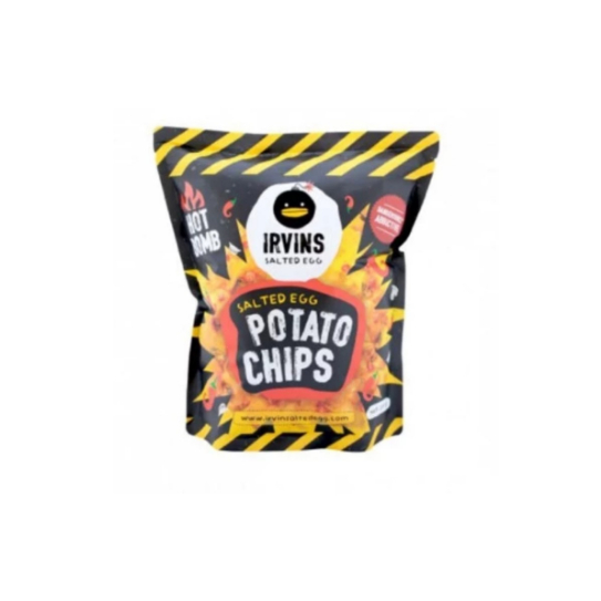 

Irvins salted egg Potato chips Hot Bomb