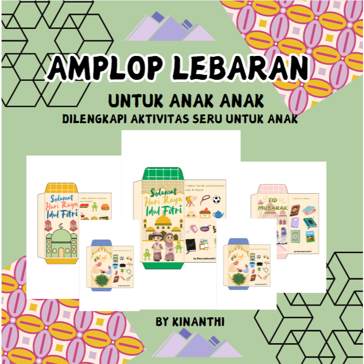 

AMPLOP LEBARAN DENGAN AKTIVITAS SERU UNTUK ANAK