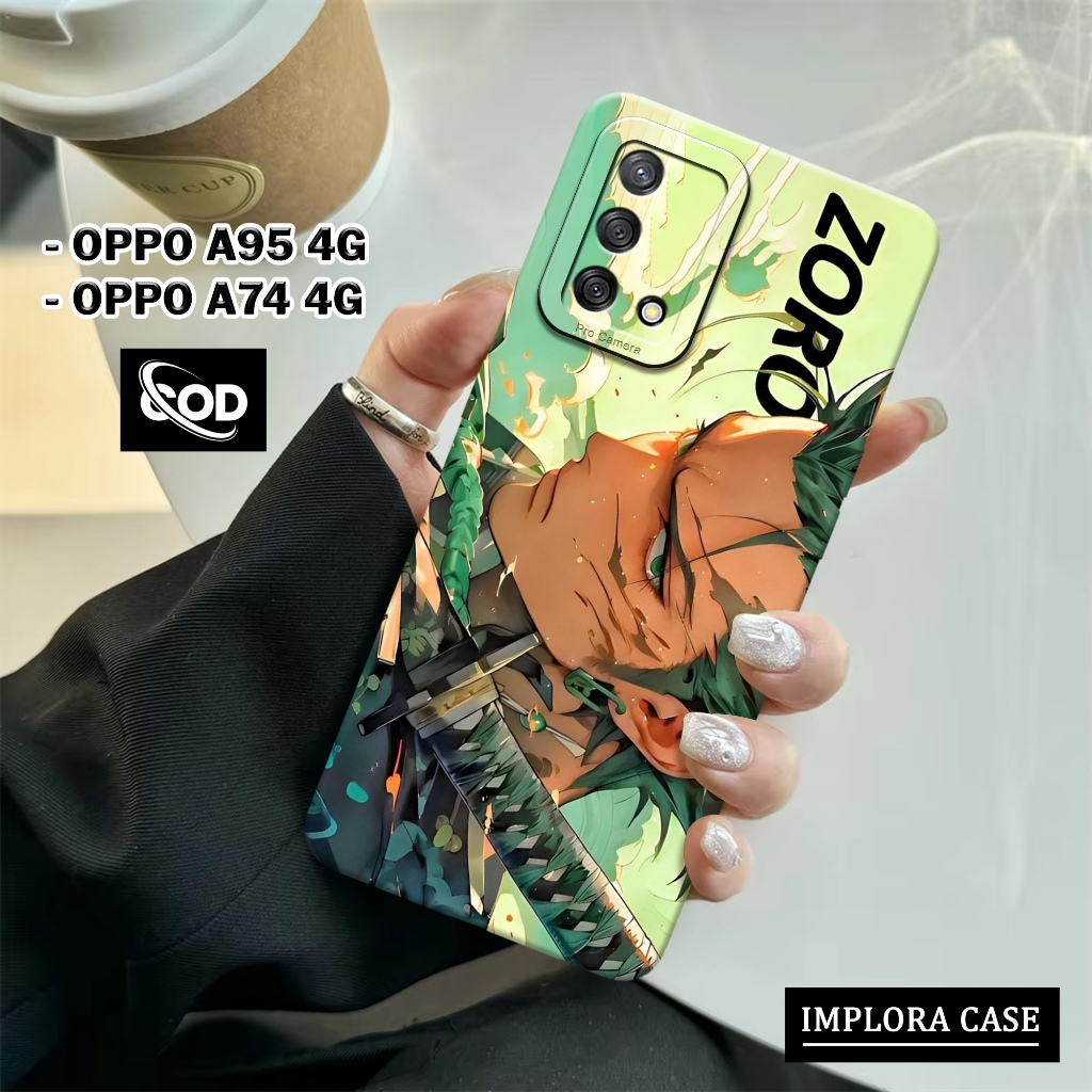 Case OPPO A95 4G / A74 4G Case ANIME IMPLORA CASE Casing OPPO A95 4G / A74 5G Softcase Pro Camera OP