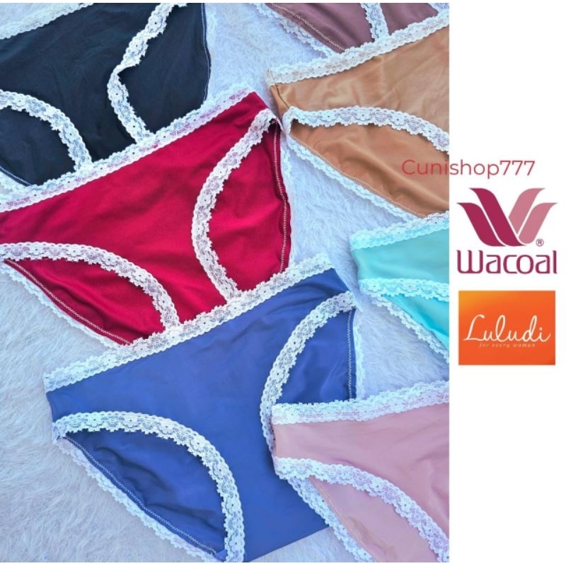 PANTY LULUDI By WACOAL SOFT CELANA DALAM WANITA RENDA LACE LLP 60106 k27b k28b LLp60106 cd