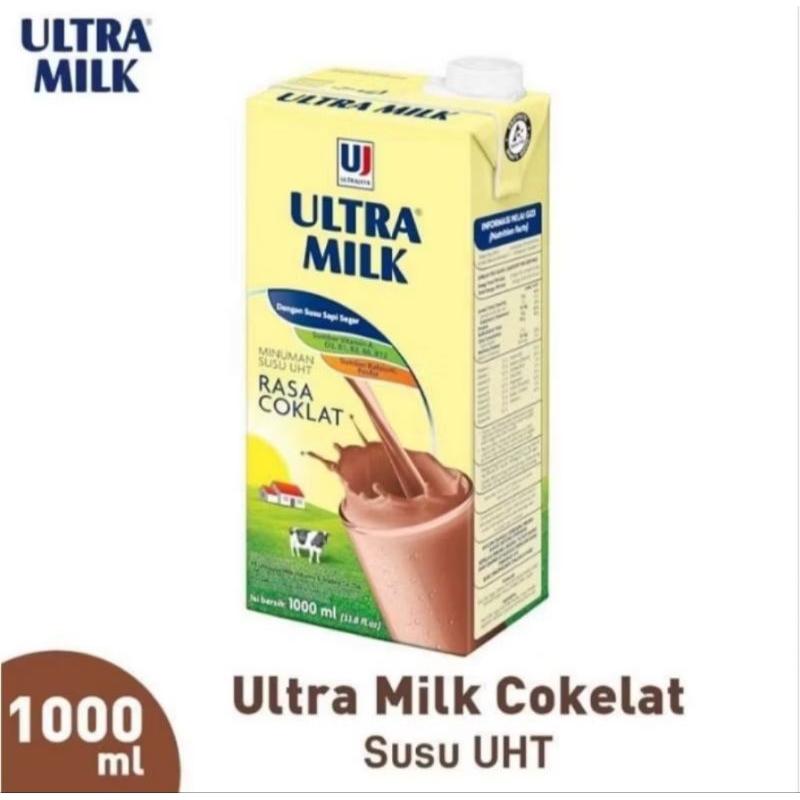 

Ultra Milk Susu UHT Coklat 1L