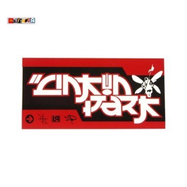 

sticker band Linkin Park logo stiker hybrid theory