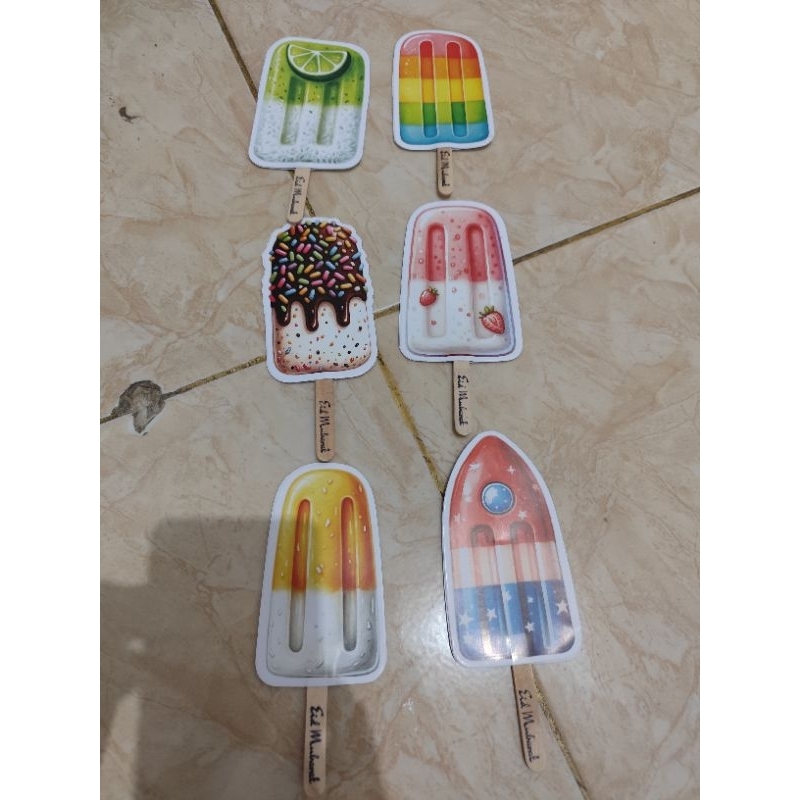 

amplop ice cream series mix isi 6 pcs
