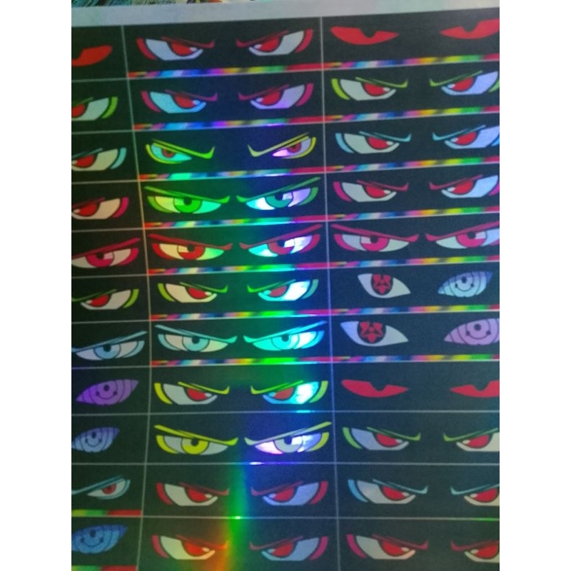 

Stiker mata elang /stiker lampu mata 40pcs