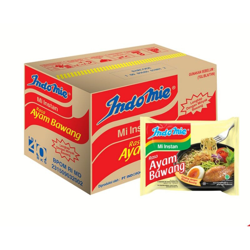 

Indomie Rasa Ayam Bawang 1 karton Isi 40 PCS Harga Promo