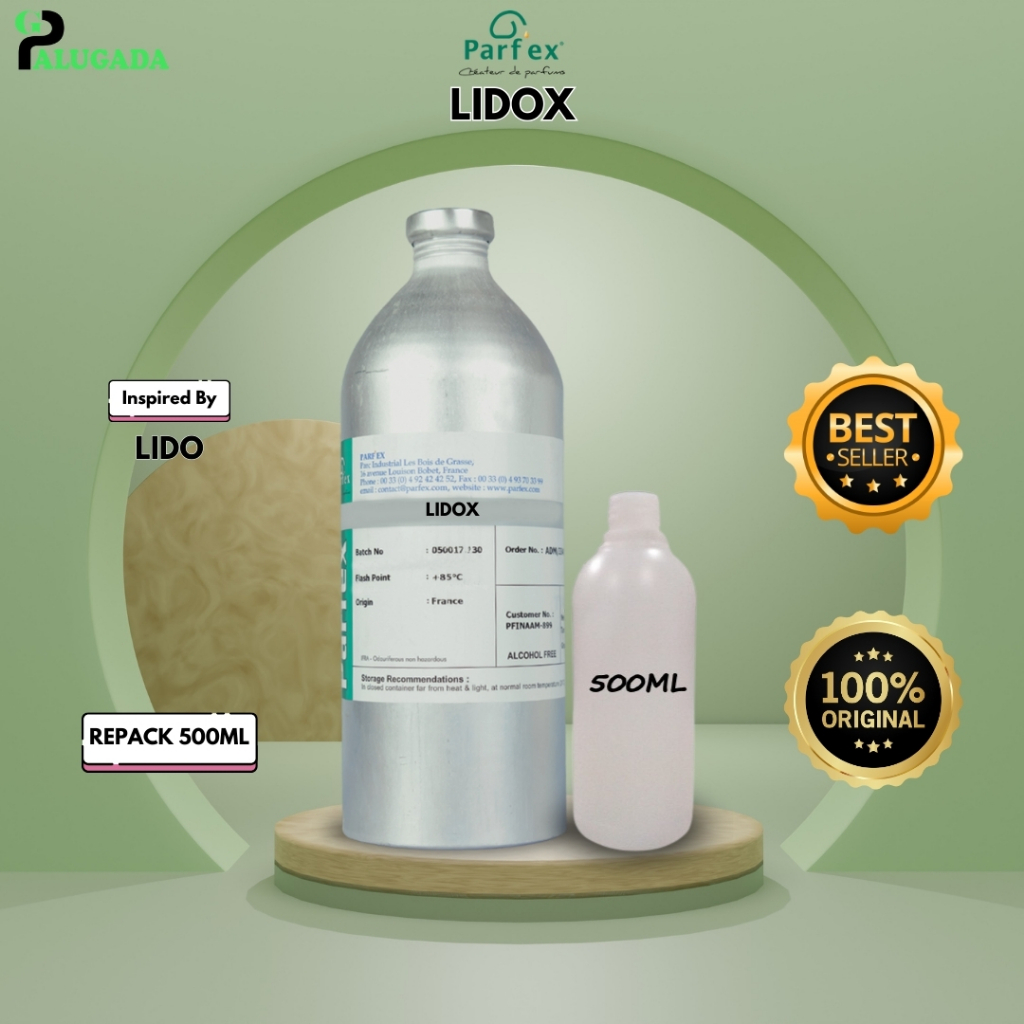 BIBIT PARFUM LIDOX | PARFEX | 500ML REPACK