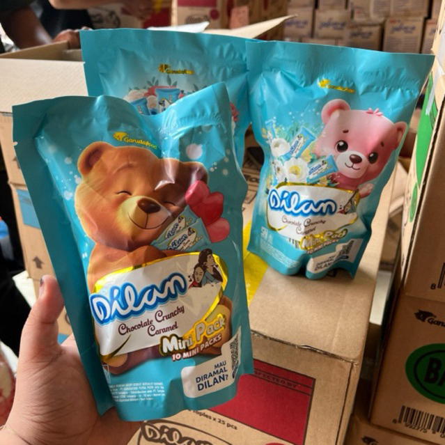 

(MAHYRA) Dilan mini pack 10ribuan | Coklat dilan | Dilan Pouch | Jajan viral | Jajan dilan | Coklat enak murah