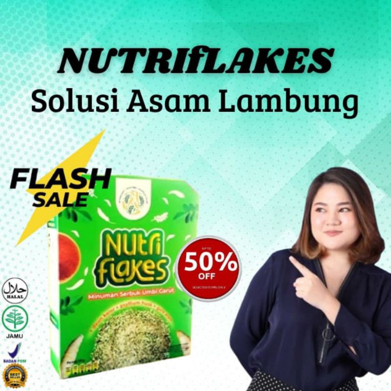 

Nutriflakes Sereal Umbi Garut Solusi Ampuh Atasi Asam Lambung