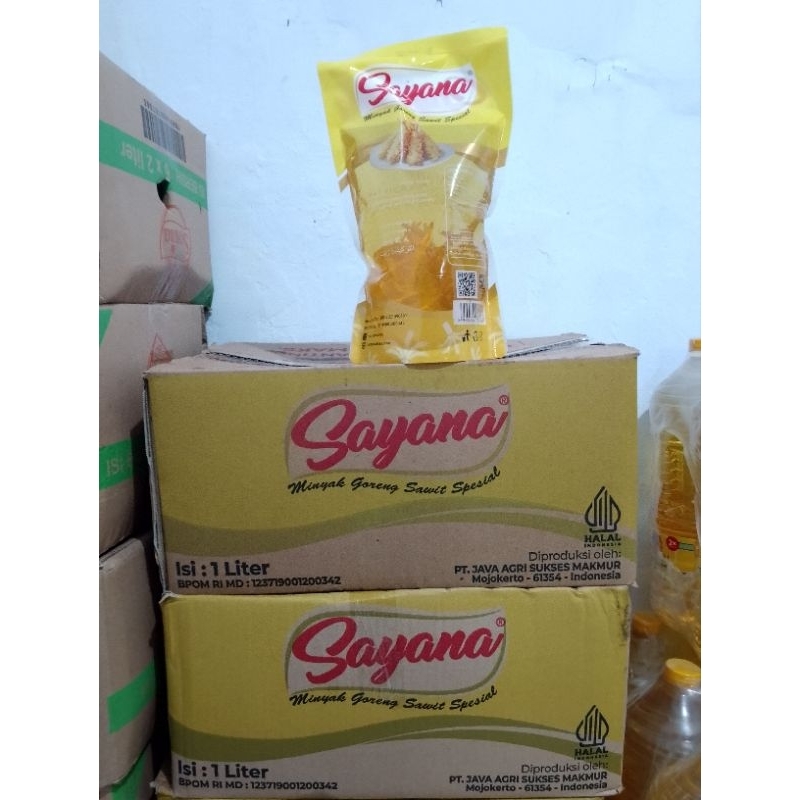 

MINYAK GORENG SAYANA 1 LITER 12 pcs