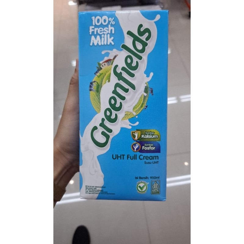 

Greenfields Susu UHT Full Cream 950ml