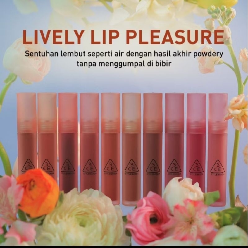 ❣️ Rejeki.Shop❣️3 CE Blur Water Tint, Liptint Transferproof Longlasting
