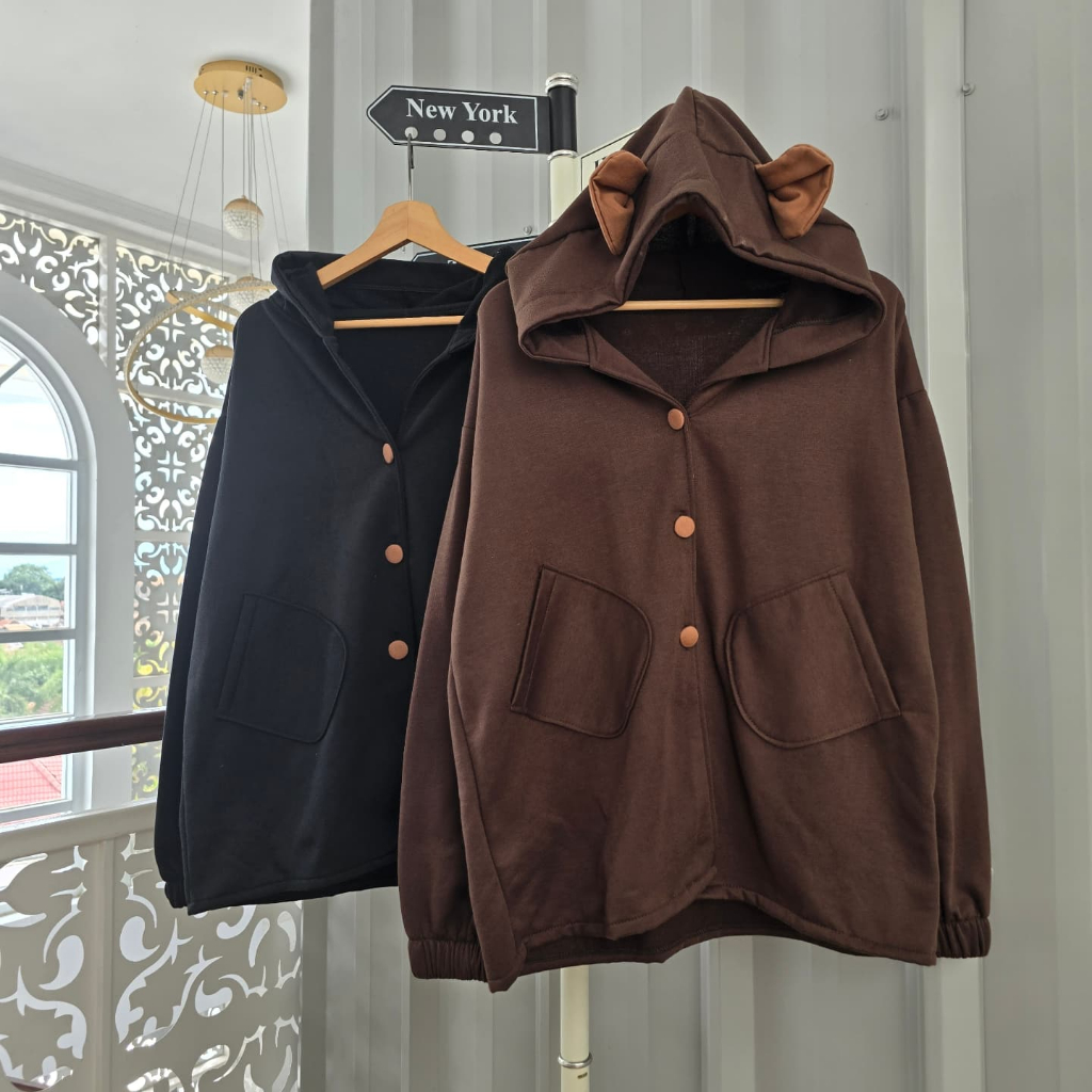 ( isi 2 ) Jaket couple hoodie pasangan terbaru MARSHA BEAR / sweater Hoodie couple pasangan pacar