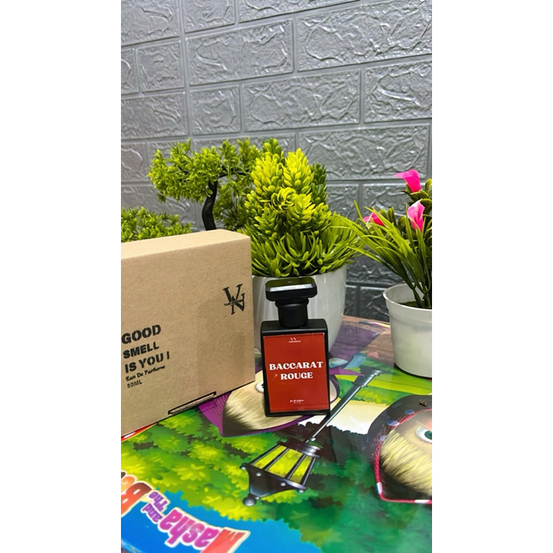 Parfum series baccarat non alkohol wangi seharian pria wanita cocok