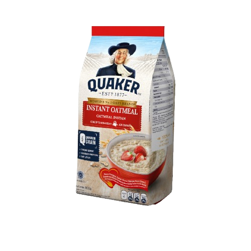 

Quaker Instant Oatmeal (Reff) Merah