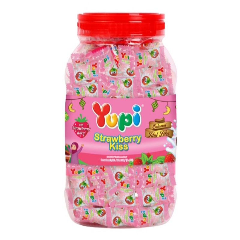 

Yupi gummy candies strobery kiss toples 240 gr