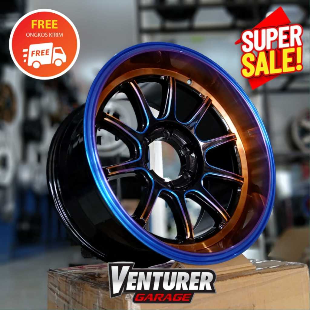 Velg mobil pajero hilux fortuner triton ranger murah ring 18 velg hsr wheel toboali surabaya