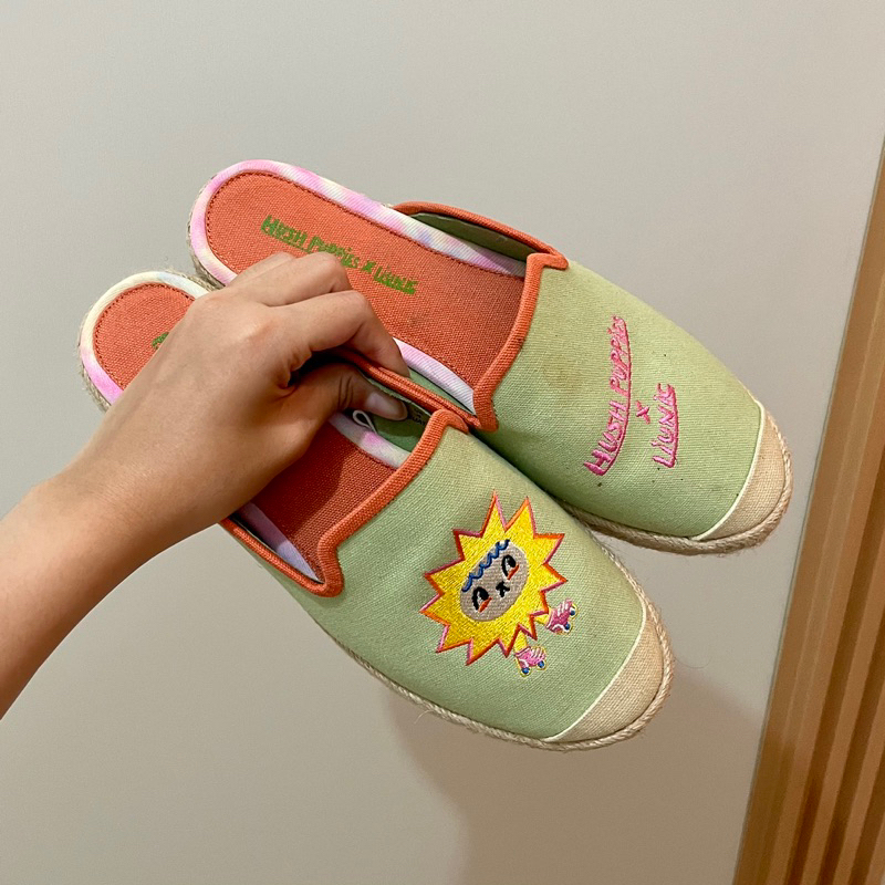 Sepatu Selop Flat Shoes Hush Puppies x Liunic Preloved