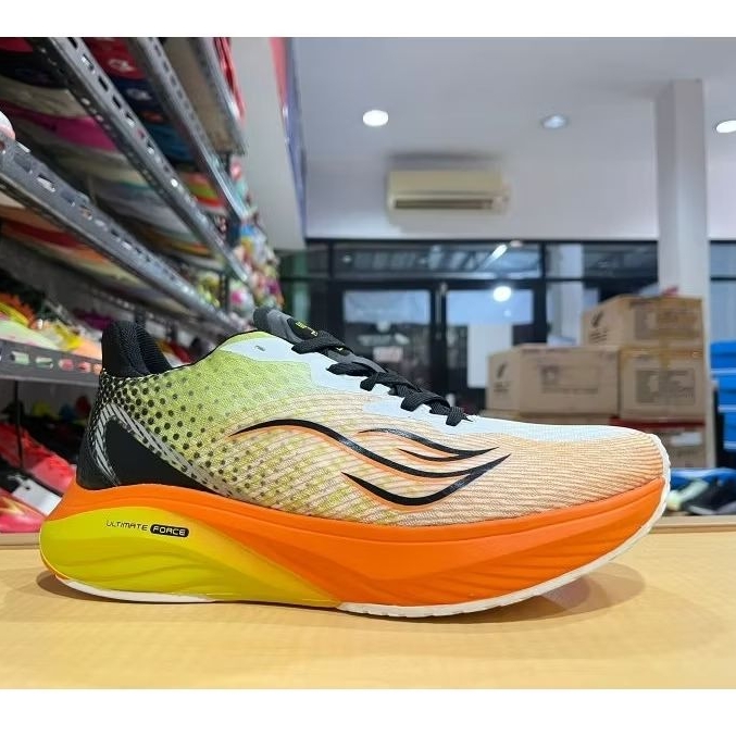 Sepatu Running DESLE SONICX Putih Orange