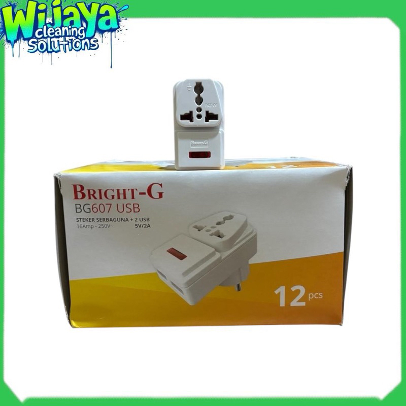 Bright G Steker Usb Serbaguna BG 837 USB Steker adaptor Usb