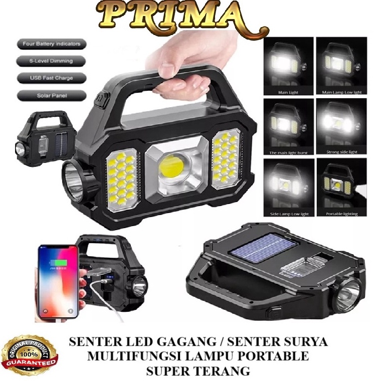 Paling Diminati SENTER LED GAGANG MULTIFUNGSI LAMPU PORTABLE SUPER TERANG