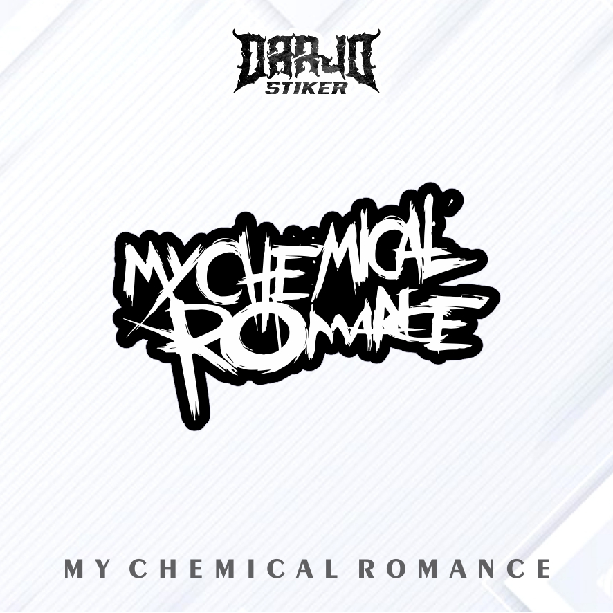 

Stiker Asthetic Band "MY CHEMICAL ROMANCE" Glossy Anti Air Tinggal Tempel | Stiker Helm, Hp, Laptop
