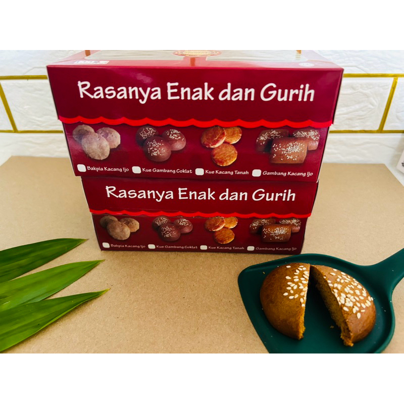 

Kue Gambang Premium Isi 12 Pcs | Mooncake Kacang Ijo | Pia Kacang Hijau Termurah