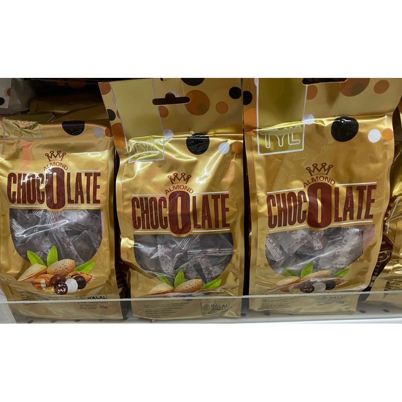 

Coklat TYL Almond 300gram