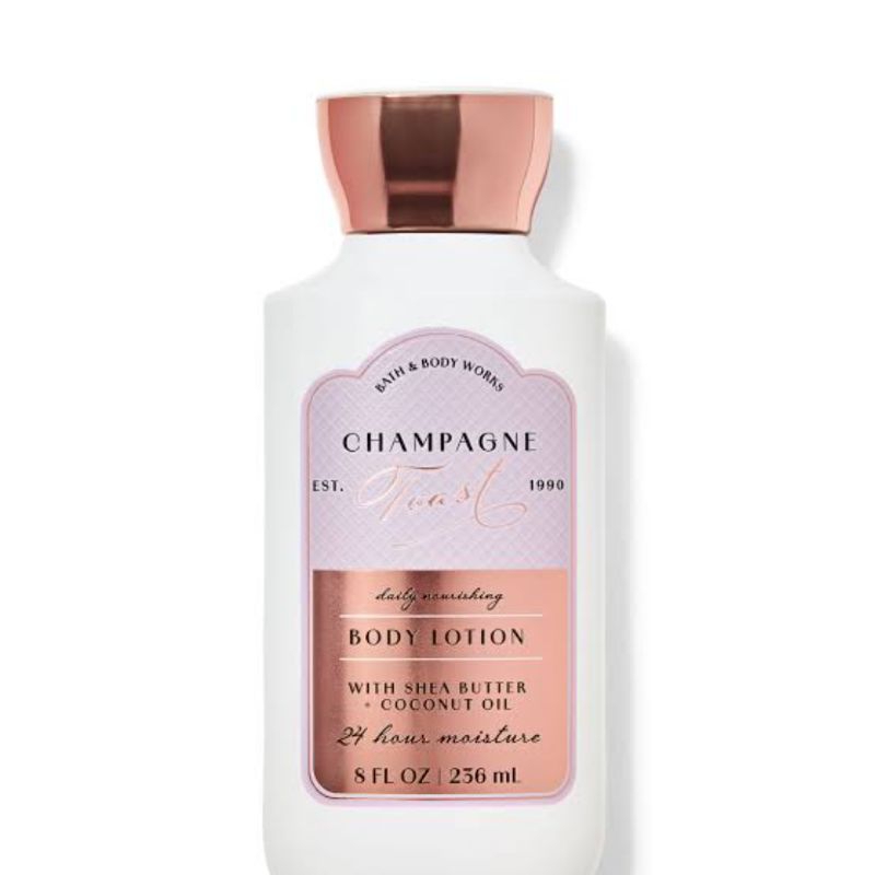BBW body lotion champagne toast