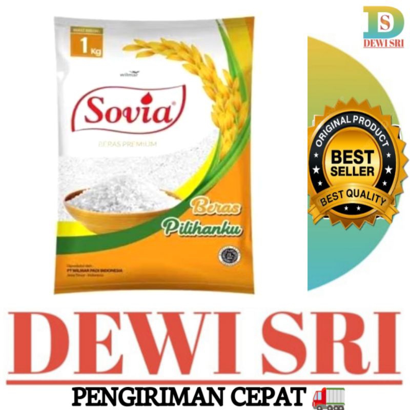 

Beras Premium SOVIA 1Kg Kemasan Pabrik Bukan Kemasan Repack