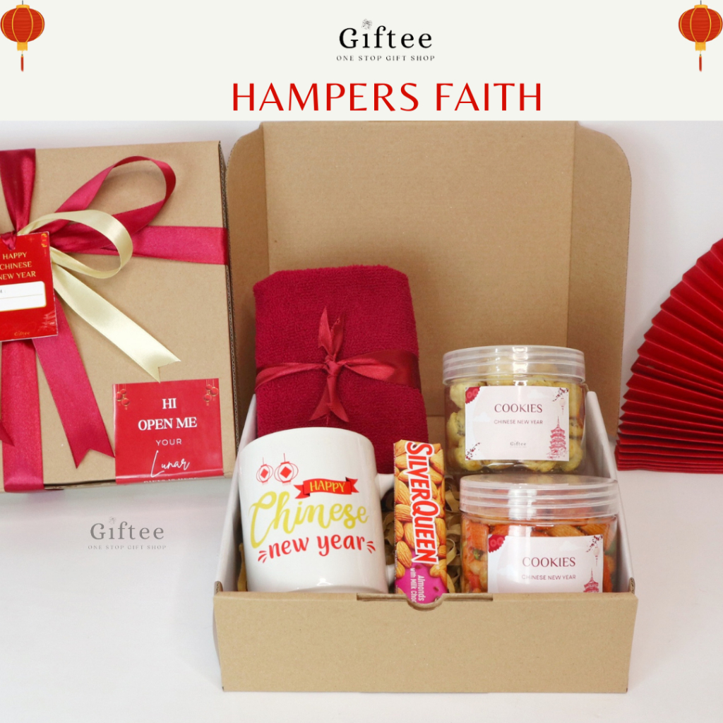 

HAMPERS FAITH IMLEK MUG SNACK FACE TOWEL HANDUK COKELAT SNACKS GELAS PREMIUM SOUVENIR KADO GIFT BOX HADIAH PARCEL PARSEL BINGKISAN HAMPERS IMLEK CHINESE NEW YEAR CNY SINCIA LUNAR BY GIFTEE ID