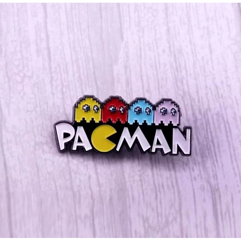 pin enamel consol legendaris game Atari pacman