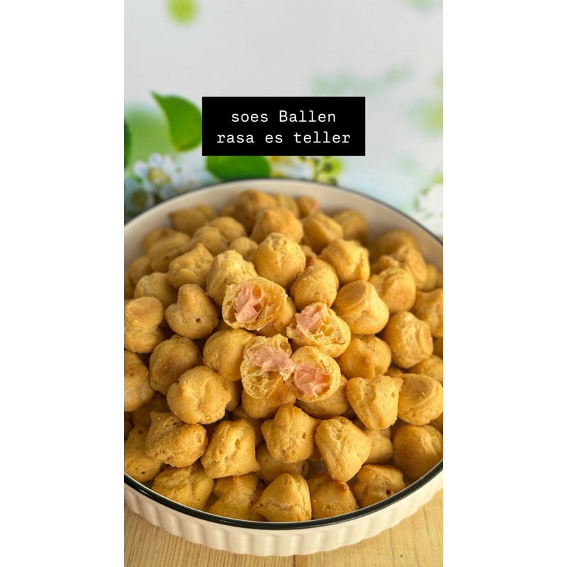

Soes Ballen Rasa Es Teller 500gr