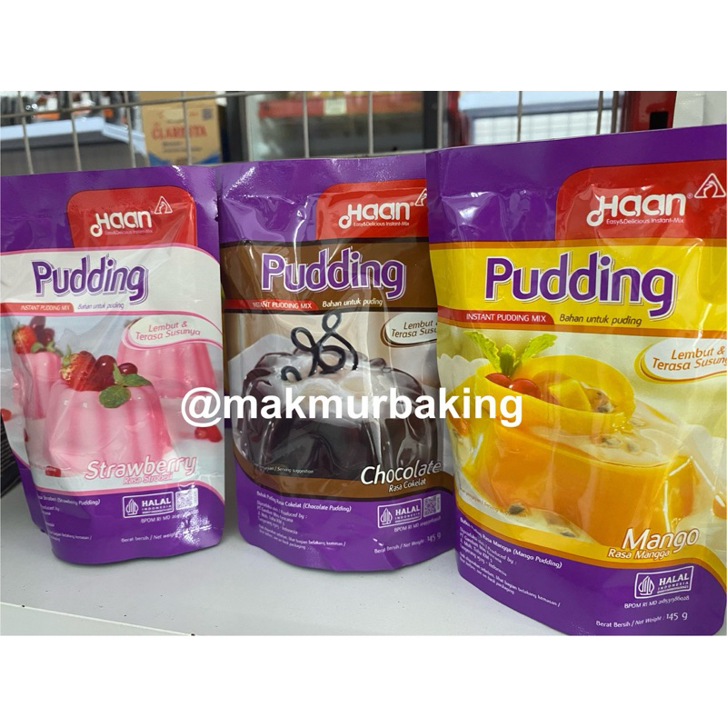 

Haan Pudding 145gr | Bahan untuk puding lembut dan terasa susunya