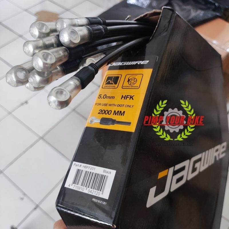 Brake Hose Hydraulic Jagwire HFK for DOT Sram Silver Banjo