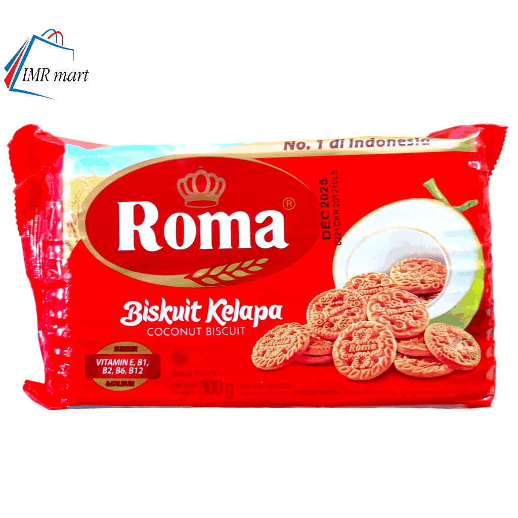 

Biskuit Roma Kelapa Berat 300 Gram