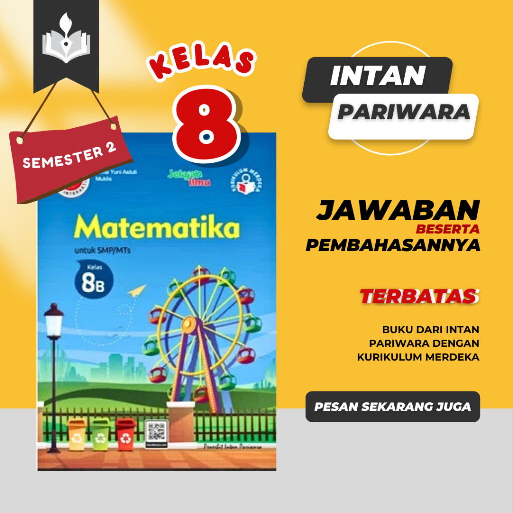 Kunci Jawaban dan Pembahasannya Buku PR/LKS Intan Pariwara Kelas 8