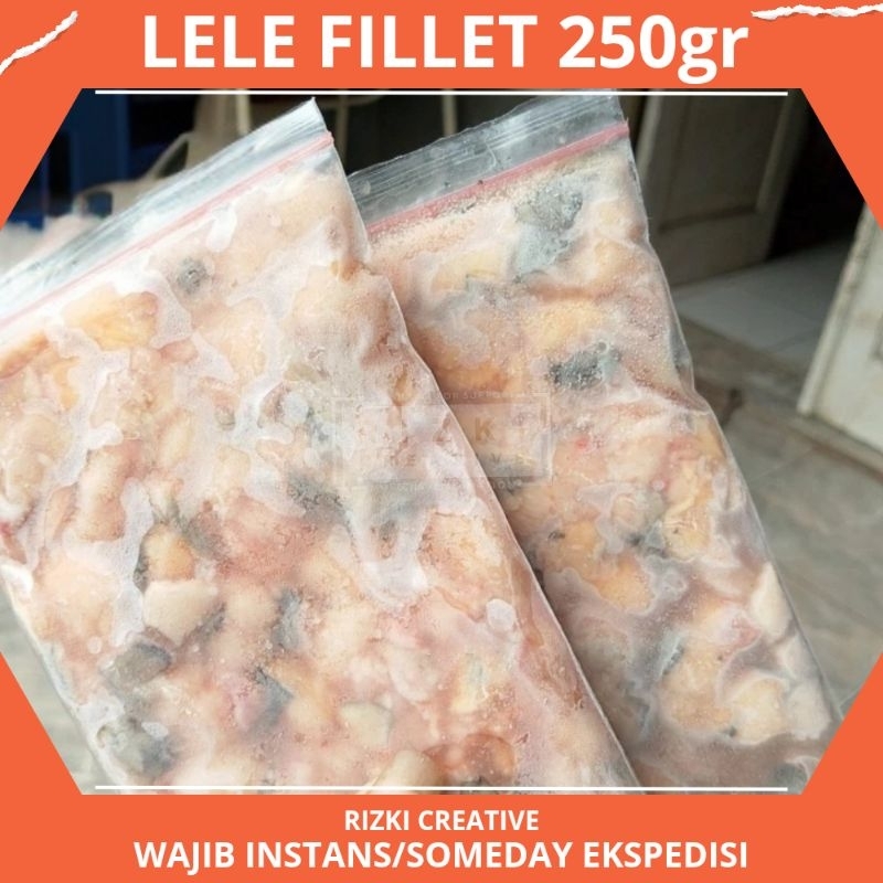 

Lele Fillet 250gr tanpa tulang dan kulit luar potong dadu