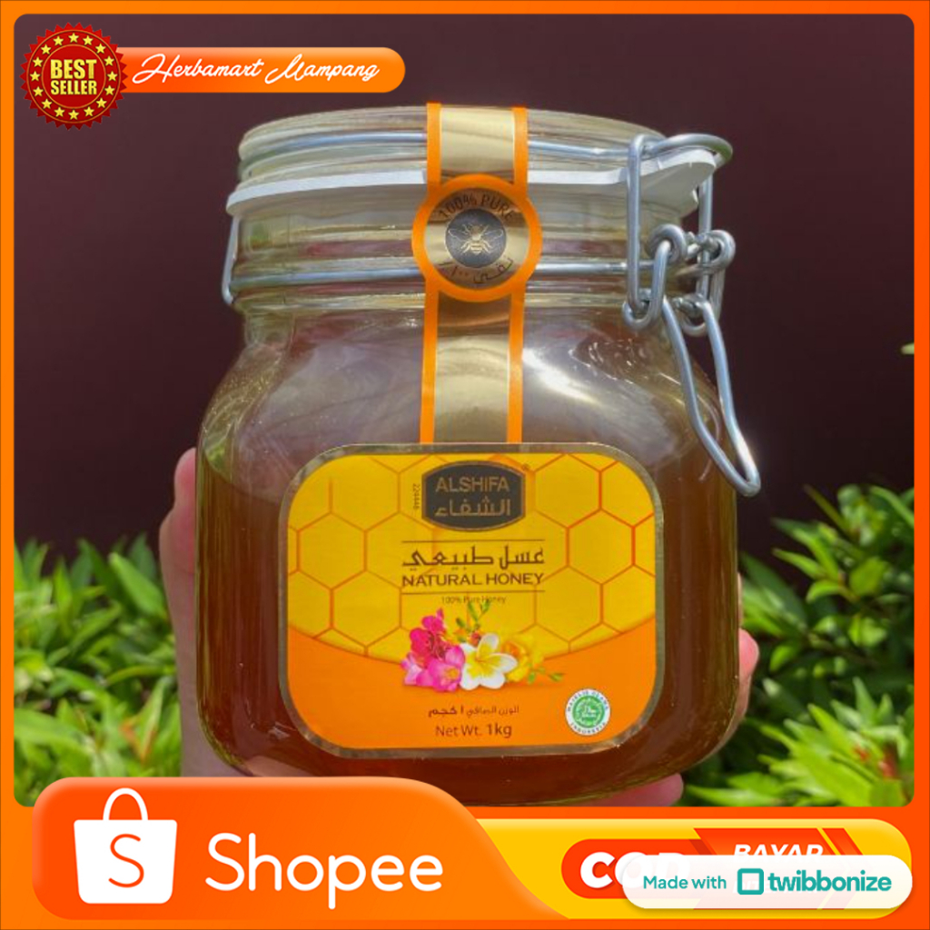 

MADU ARAB AL-SHIFA ALSHIFA AL SHIFA 1KG 1 KG NATURAL HONEY ORIGINAL