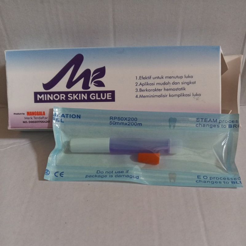 minor skin glue 1ml lem sunat/ lem khitan/ perfect seal/ SSG/ ebond lem sunat sunathrone