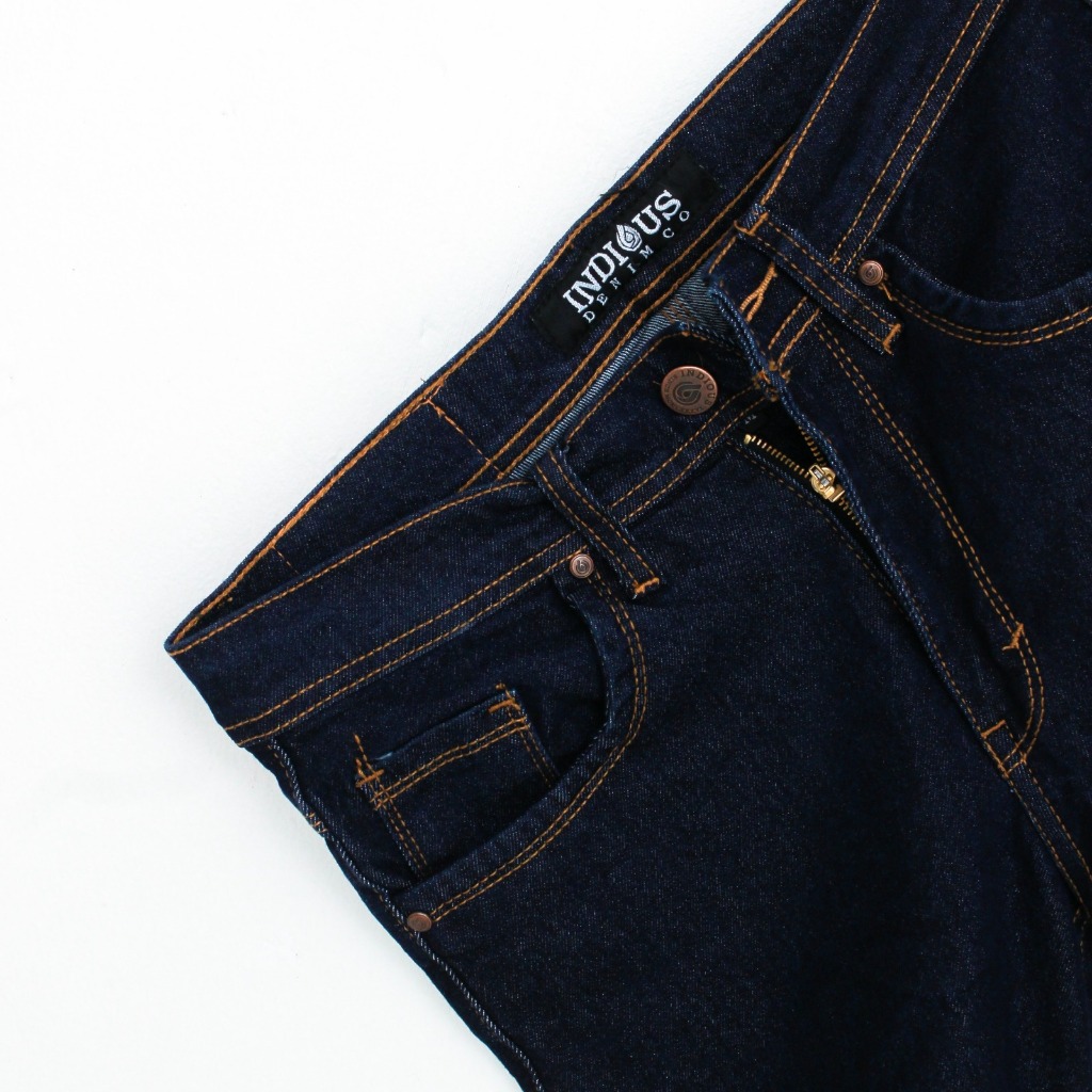 Celana jeans slimfit jumbo terbaru / celana jeans slimfit pria jumbo / celana jeans pria panjang