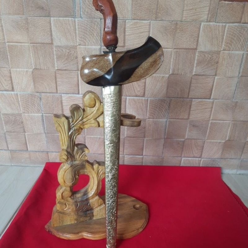 Keris Patrem Bali Dapur Pandowo,Pamor Ndeling ilining Warih/Banyu Mili