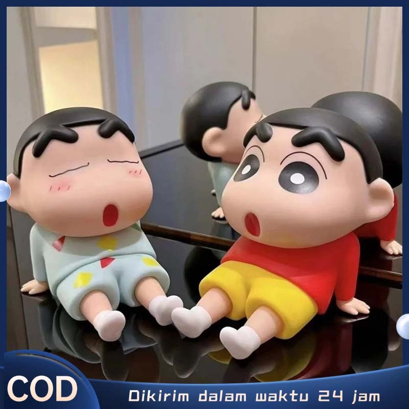 Phone Holder Shinchan Crayon Shin-chan Phone Holder  Crayon Shinchan Figure Toys Dudukan Ponsel Shin