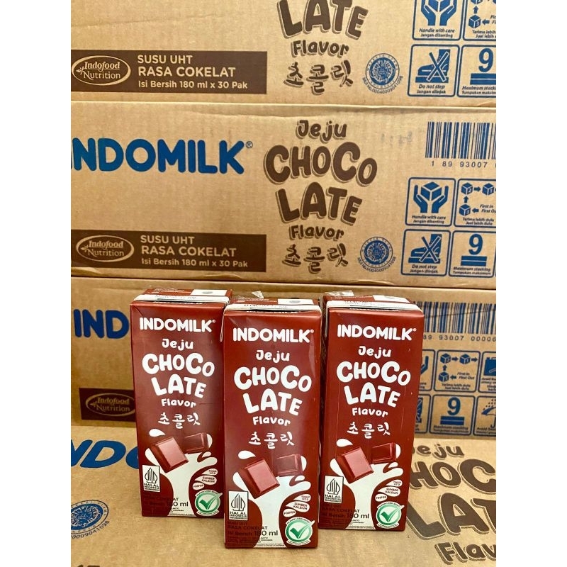 

Indomilk Jeju choco late 180ml Kartonan atau 1 Dus isi 30 pcs