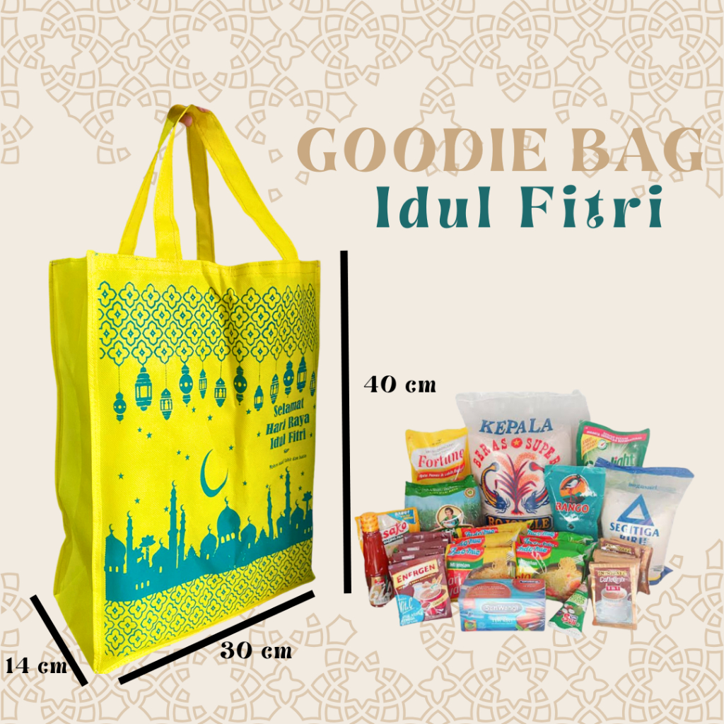 

Tas Hampers Lebaran Spunbond [ Jahit ] 30 x 40 x 14 - Spunbond