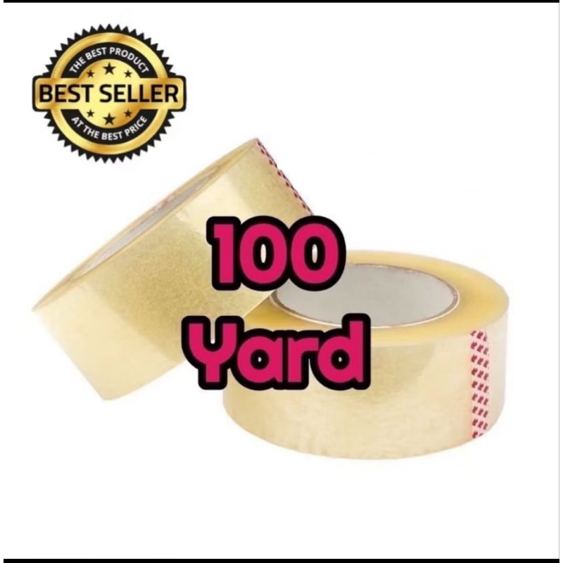 

LAKBAN BENING 100 YARD ISOLASI CLEAR TAPE 45MM DAYA LENGKET KUAT LAKBAN COKLAT FRAGILE