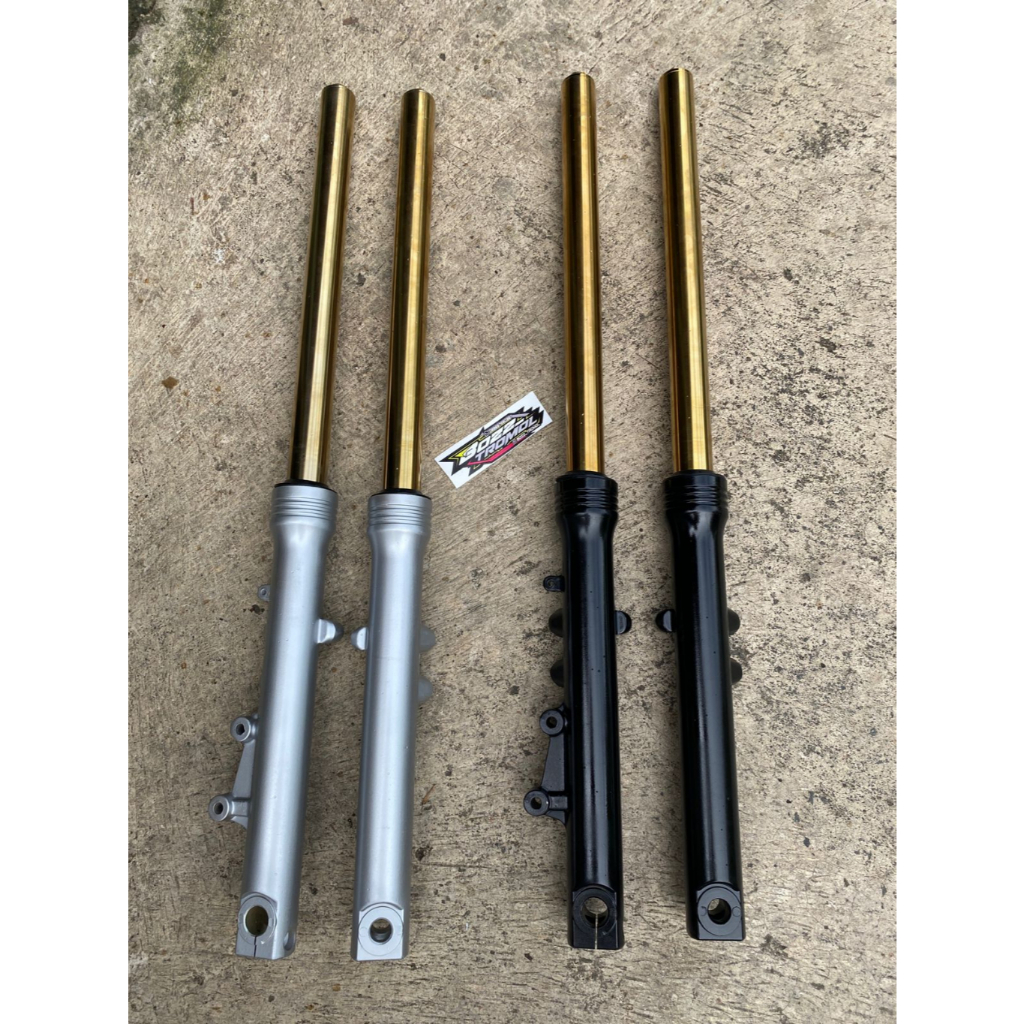 As bottom ninja R RR as gold dan as chrome non ori original sett as roda shok ninja RR as gold SILVE