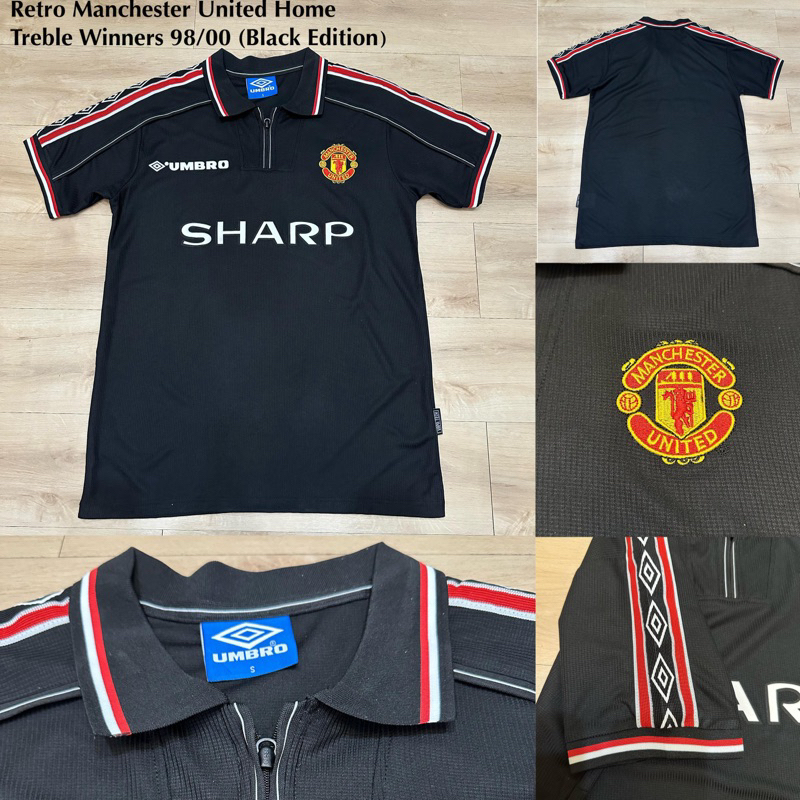 (RETRO) JERSEY RETRO MU TREBLE BLACK WINNER 1999 GRADE ORI