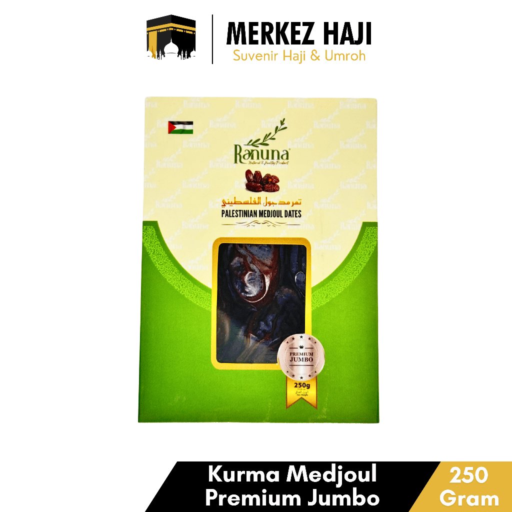 

Kurma Medjool Premium 250 Gram Palestina Jumbo Quality | Korma Medjol Dates Asli Original 100%